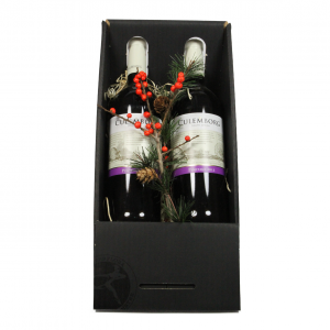 2 flasker vin i gaveæske